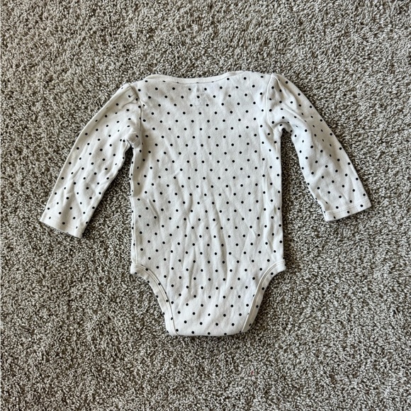 Carter’s Baby Girl "Baby Sister" Long-Sleeve Bodysuit - Size 12 Months - Picture 6 of 6